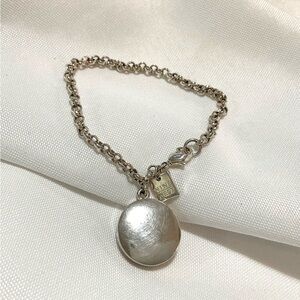 Silver Tone Nine West Charm Bracelet